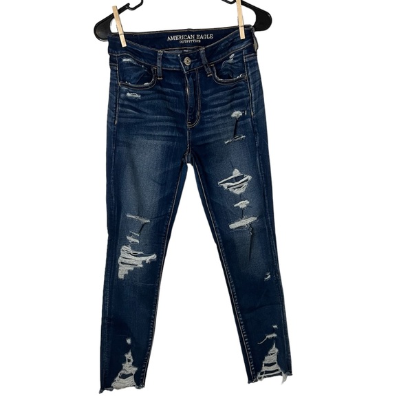 American Eagle Outfitters Denim - Pre-Loved American Eagle Hi-Rise Jeggings Crop